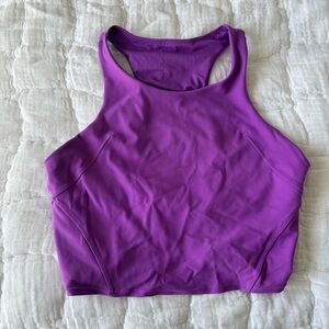 lululemon athletica Purple Racerback Tank Top